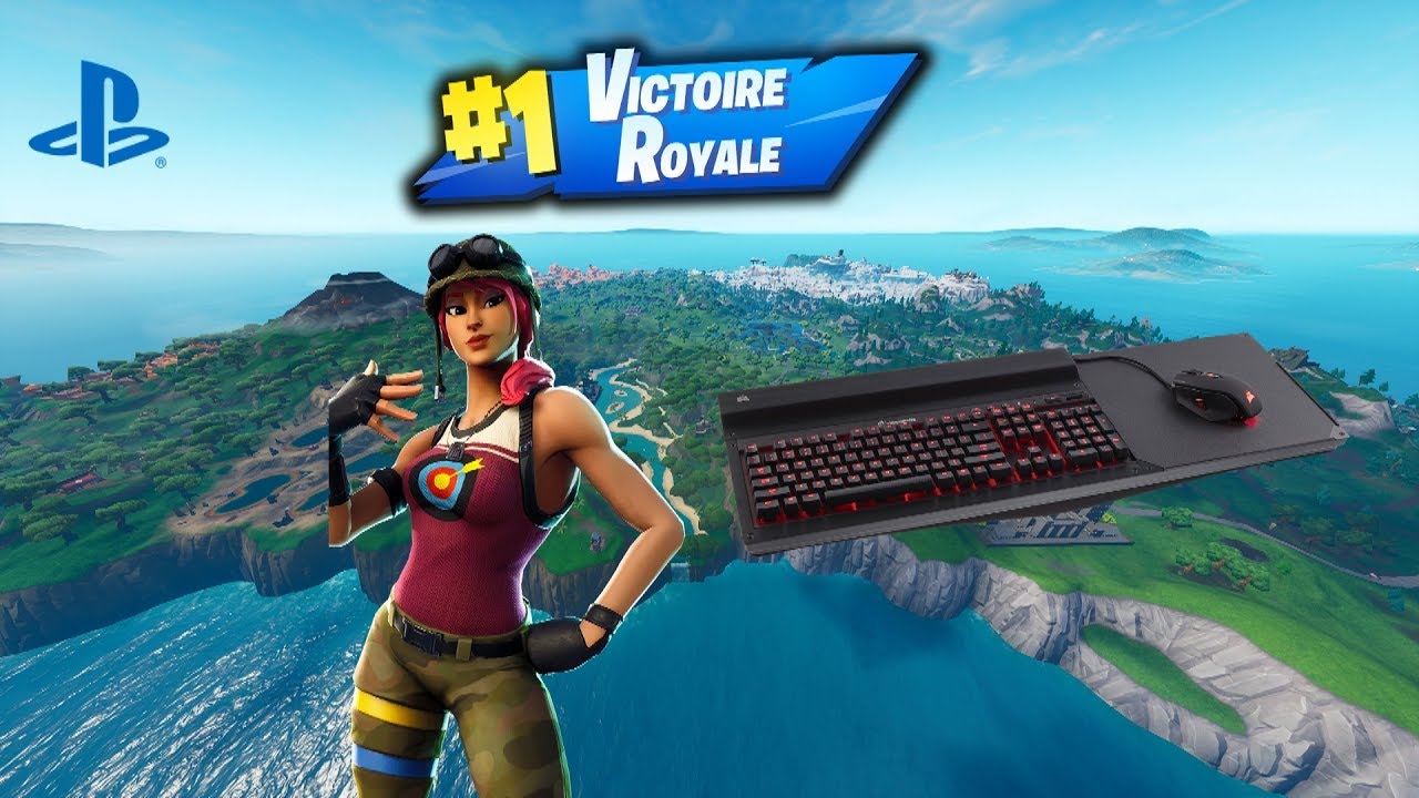 Mon niveau Clavier Souris PS4 sur Fortnite - YouTube