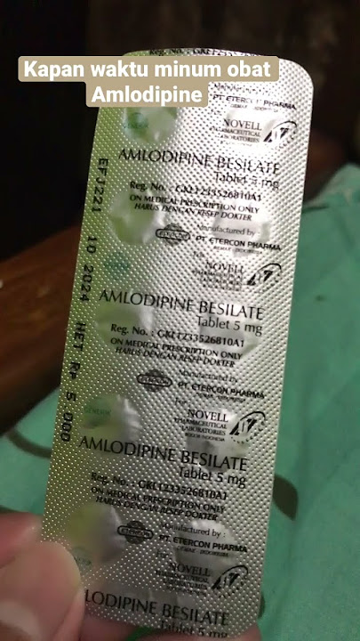 Cara minum obat hipertensi  Amlodipine #shorts #infoobat #obat