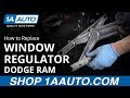 How to Replace Rear Window Regulator 2002-08 Dodge Ram 1500