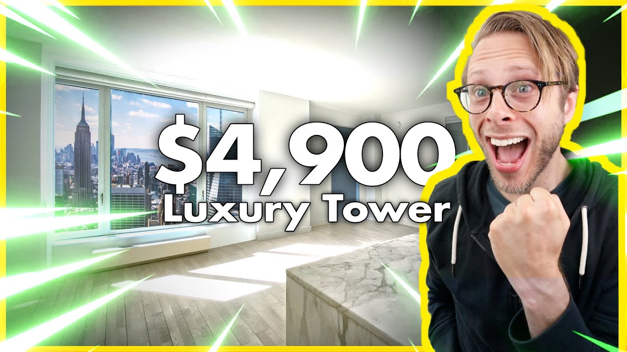 INSIDE a $4900 Jaw-Dropping NYC Luxury Apartment | 53 Floors Up