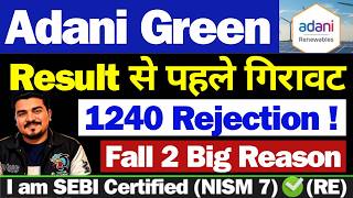क्यों गिरा Adani Green Share | Adani Green Energy Stock Latest News | Adani Green Share News | Adani