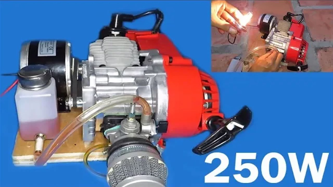 How To Make 250W Generator Using 2 Stroke Engine By American Tech YouTube how-to-make-250w-generator-using-2-stroke-engine-by-american-tech-youtube