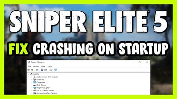 How to FIX Sniper Elite 5 Crashing on Startup!