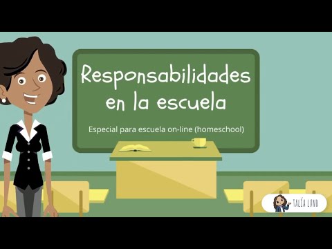 Responsabilidades en la escuela (homeschool) | TUTORÍA |  Video educativo