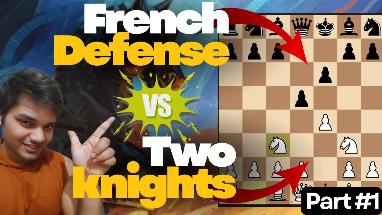 Destroy the French Defense with the Two Knights Attack! #chess # ...