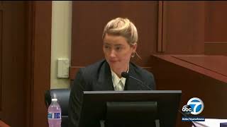 Amber Heard cross-examined about fights with Johnny Depp | ABC7