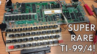 Working on a Super Rare TI-99/4