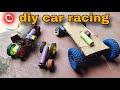 Amazing DC motor car race #amazing#project#viral