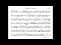 Schindler's List theme for trombone - music sheet, music sample and backing track