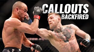 10 UFC Callouts That Backfired (Callouts Gone Wrong)