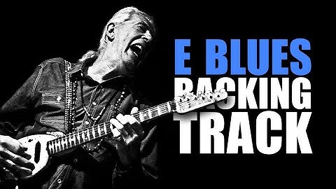 E Blues Backing Track - 110bpm