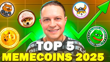 TOP 5 MEME COINS 2025! DOGE, WIF, FLOKI, PEPE, BOBO — Who Will Explode Next?