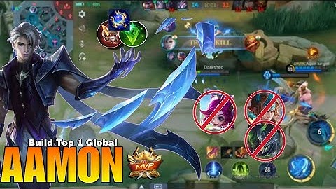 Aamon Best build 2023 | TOP 1 GLOBAL Aamon GAMEPLAY | Mobile Legends