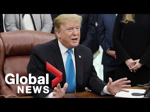 President Trump discusses release of Mueller report, North Korea summit