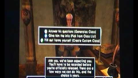 The Elder Scrolls: Morrowind GOTY edition character creation