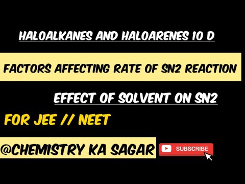 वीडियो: ध्रुवीय एप्रोटिक सॉल्वैंट्स sn2 के लिए अच्छे क्यों हैं?