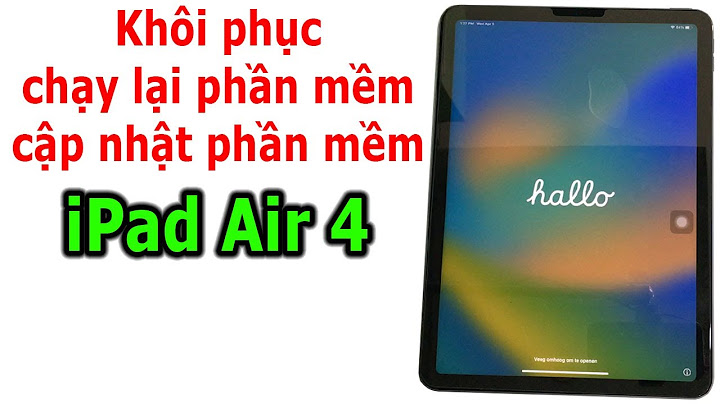 Khôi phục ipad lỗi 3194 khắc phục ntn năm 2024