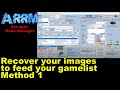 Arrm  how to retrieve the existing images to feed your gamelist method 1