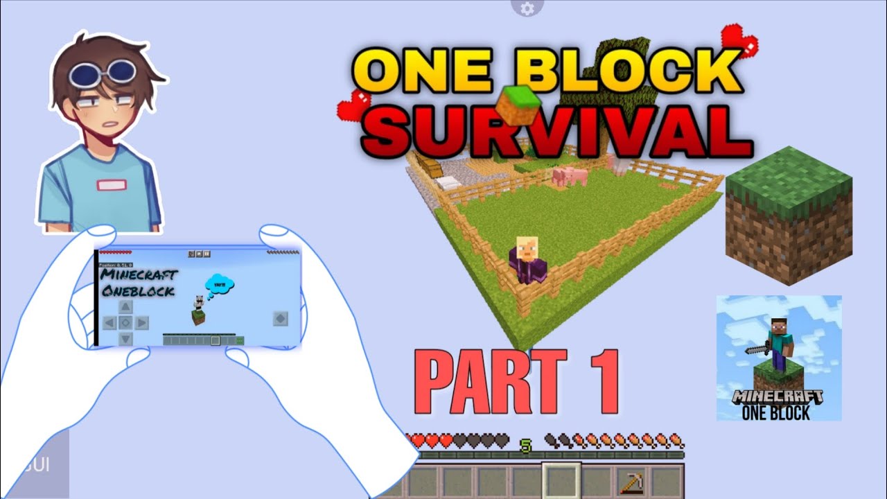 One block survival series part 1 - YouTube