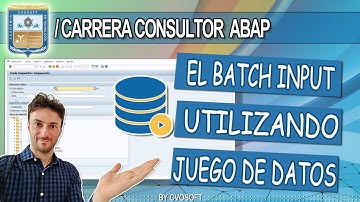 🎓ABAP 2025 ►Crear un  Batch Input con Juegos de Datos | CVOSOFT