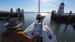 S2E123 Departing Cape May and Bound for Chesapeake City via Delaware Bay and the C&D canal by Sailing Wave Rover 9,096 views 3 months ago 15 minutes