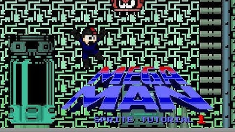 Mega Man Sprite Animation TUTORIAL Series: #1 Building A Background