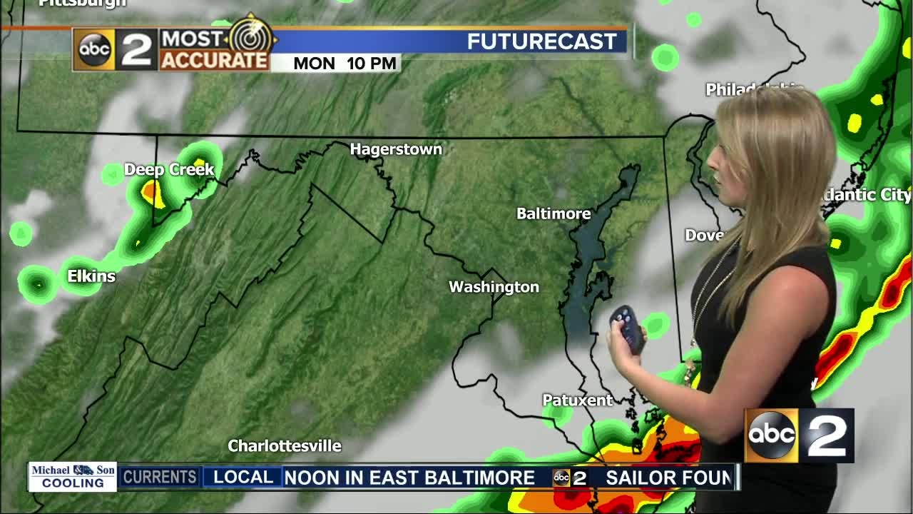 Maryland's Most Accurate Forecast Stormy Start to the Week YouTube