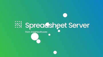 Spreadsheet Server for Oracle NetSuite Overview