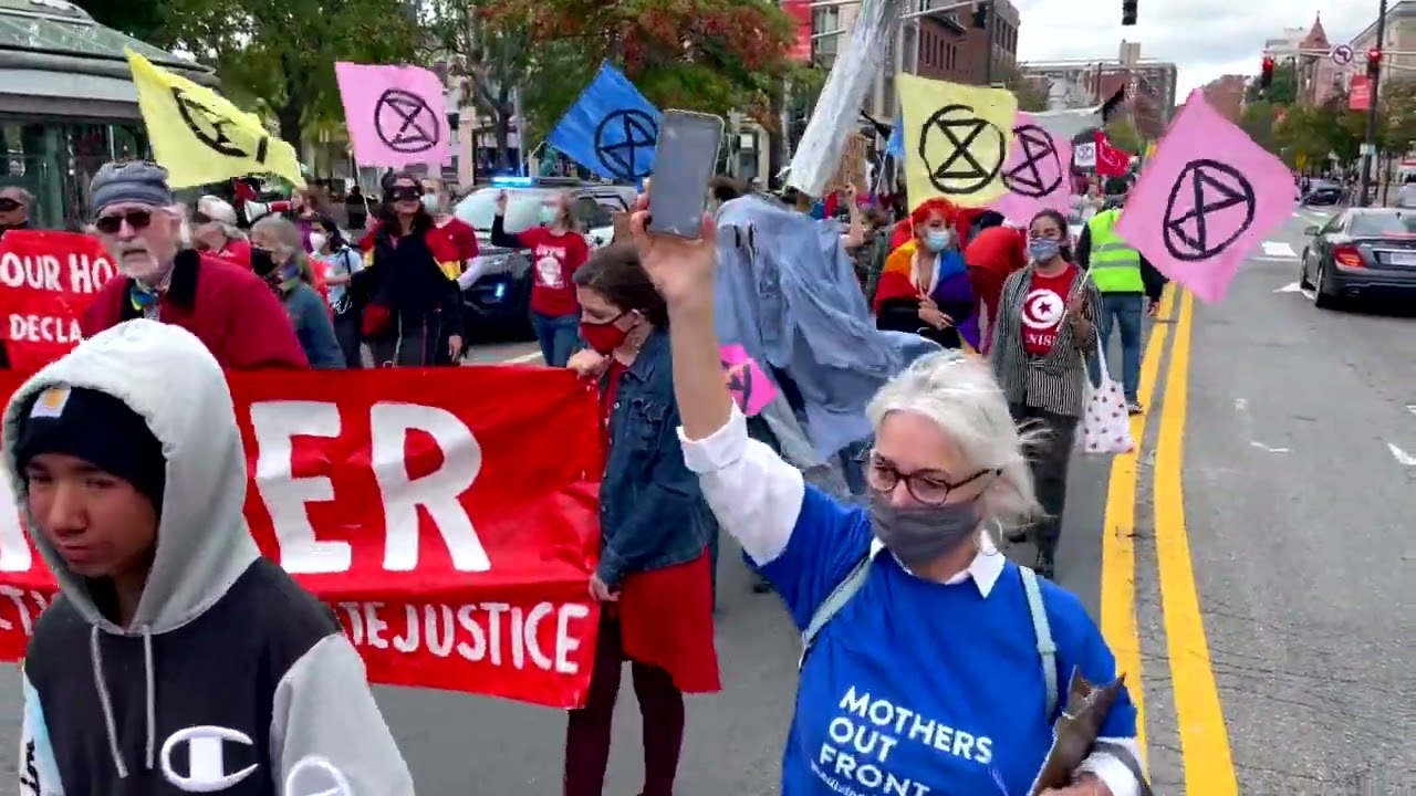 Extinction Rebellion Youth + Band Land Brass Band  at MIT