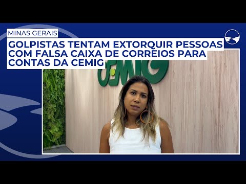 Golpistas tentam extorquir pessoas com falsa caixa de correios para contas da Cemig