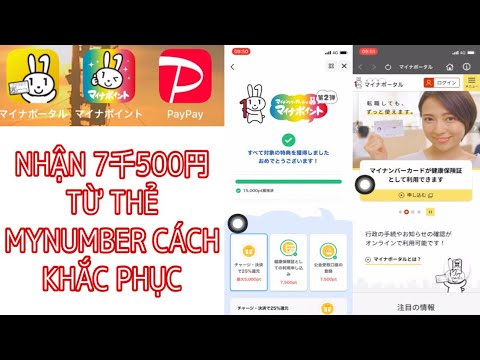 #98 |Cách Khắc Phục Lỗi Chỉ Nhận 7sen500yên Từ Thẻ MyNumber |Cuộc Sống Nhật Bản