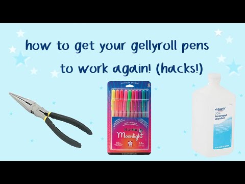Video: Sângerează stilourile gelly roll?