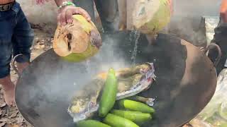 Goat cooking recipes look delicious in the countryside