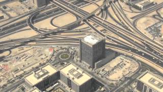View From 124th floor of World's Tallest Building (Burj Khalifa)