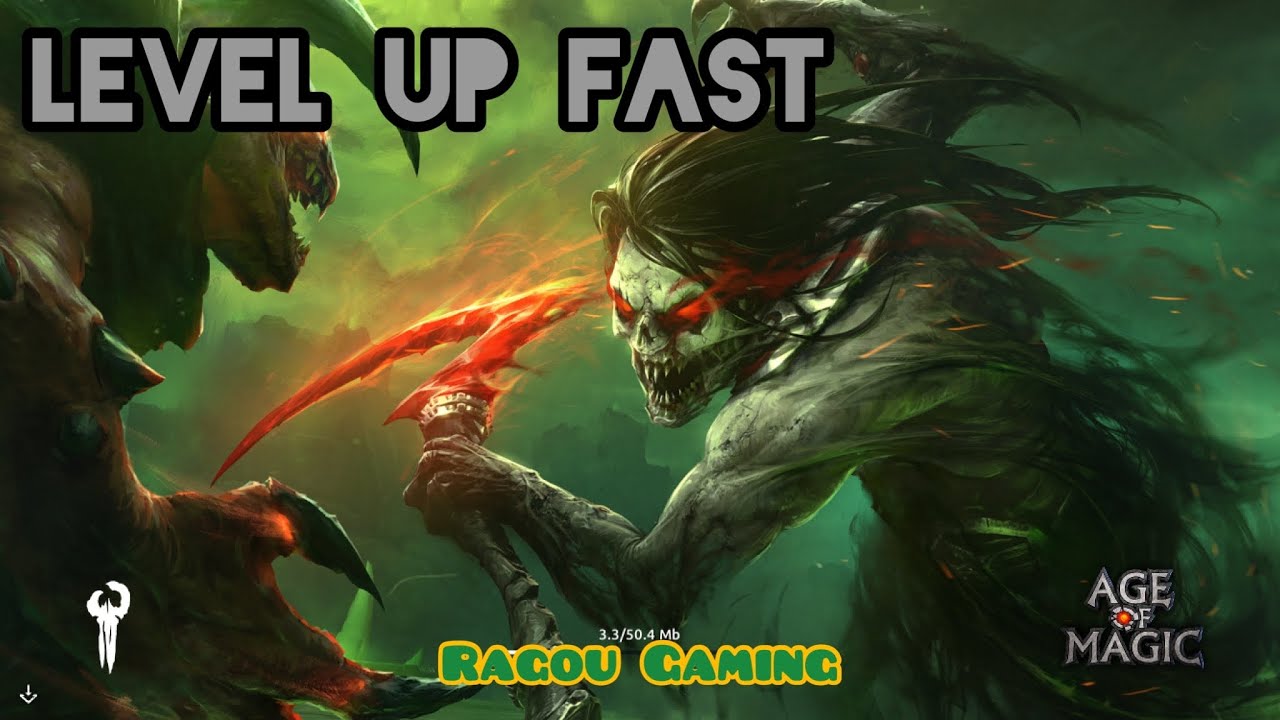 How to level up fast in Age of Magic - YouTube