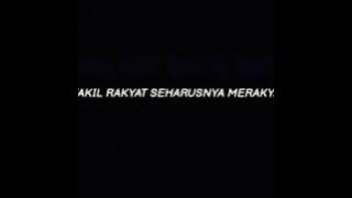 MENTAHAN LIRIK LAGU SUARA BUAT WAKIL RAKYAT || MENTAHAN CCP 30 DETIK KEREN