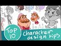 Best 10 character design tips