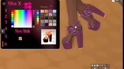 "Color & Texture HUD"Second life