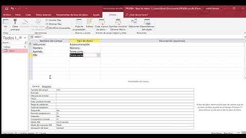 Base de datos con Access - Introducción