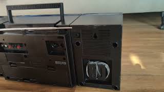 National Boombox RXC34. Vintage cassette player. fm .aux. cassette working. WhatsApp me.9210060050