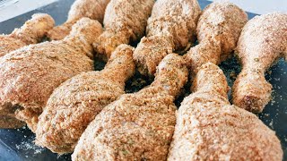 Awesome BREADED CHICKEN LEGS! Simple recipe!