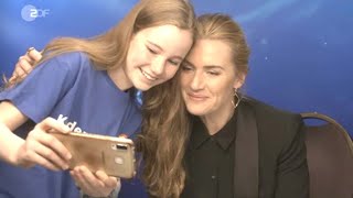 Kate Winslet STOPS Interview to Comfort Young Journalist