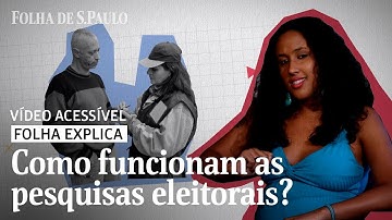 VÍDEO ACESSÍVEL: Você sabe como funcionam as pesquisas eleitorais? | FOLHA EXPLICA