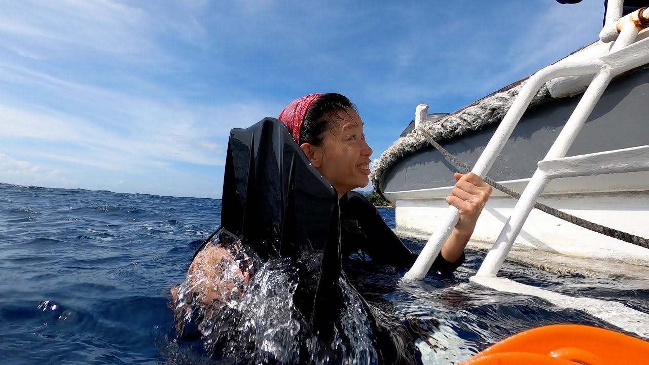 Candidasa and Proper dive boat in Amed/Tulamben area. Episode 479