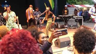 Sauti Sol singing Kuliko Jana at The Hague African Festival
