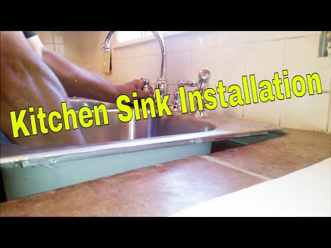 Installing Double Bowl Sink 11 Of 15 