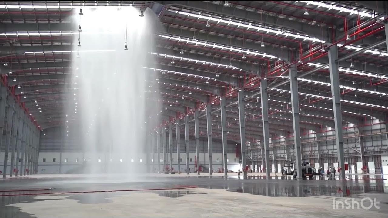 ESFR Sprinkler Testing in Srilanka YouTube