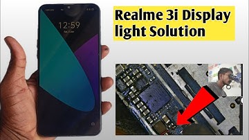 Realme 3i Display light solution : Realme 3i Display light jumper solution #gt961