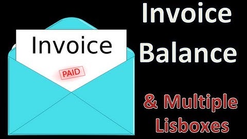 Fill Multiple Listboxes, Get Payments to Date, INVOICE Balances Dynamically! - Excel VBA