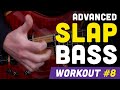 🎸 Advanced Slap Bass Workout #8 (Victor Wooten style)!🔥